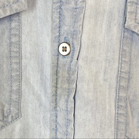 GUC Club Monaco Tatum Denim Button Down Shirt - Picture 6 of 8